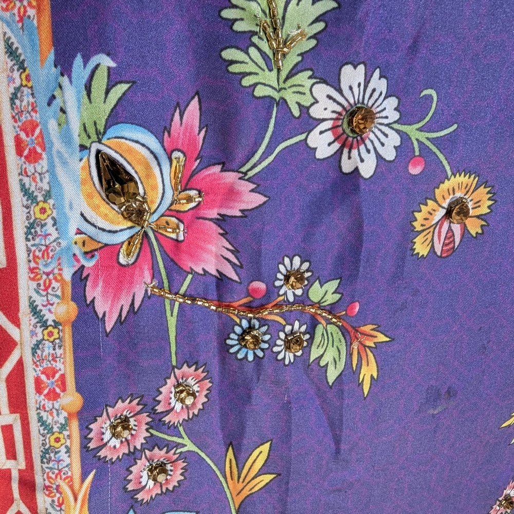 SAPPHIRE colorful printed tunic dres Floral Multicolor Dress - Picture 5 of 17